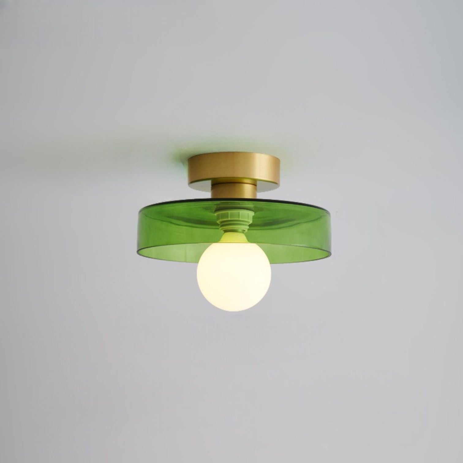 Round Glass LED Ceiling Light