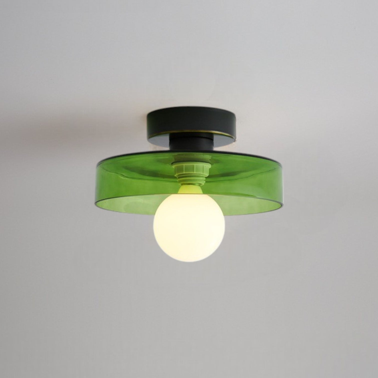 Round Glass LED Ceiling Light