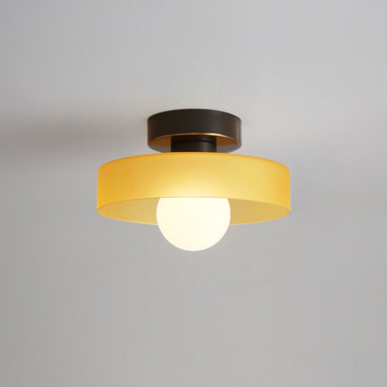 Round Glass LED Ceiling Light