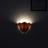Retro Stained Glass Skirt Shell Wall Lamp LED 1-Light