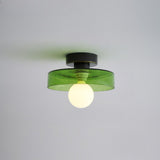 Round Glass LED Ceiling Light