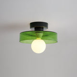 Round Glass LED Ceiling Light