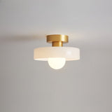 Round Glass LED Ceiling Light