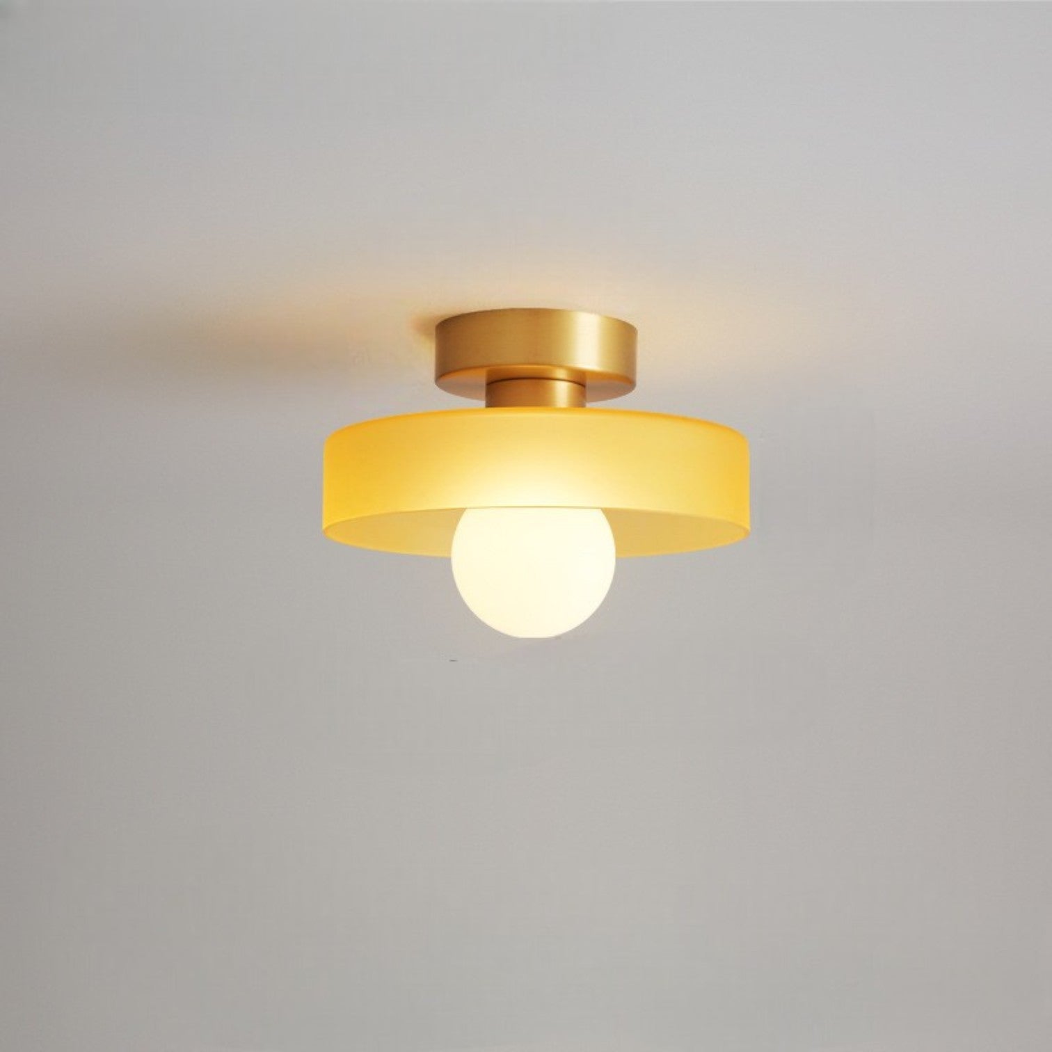 Round Glass LED Ceiling Light