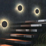 Round LED Outdoor Wall Lamp