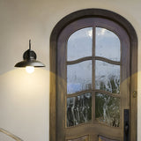 Vintage Industrial Iron Bowl Outdoor Wall Lamp LED 1-Light