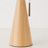 Wood Pleated Table Lamp